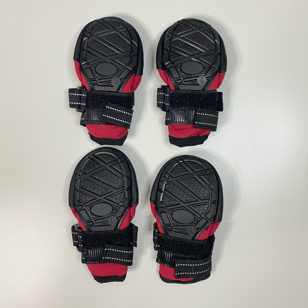 NWOT Waterproof 4 Piece Small/Medium Dog Shoes Boots Paw Protector Anti-slip - Picture 4 of 4